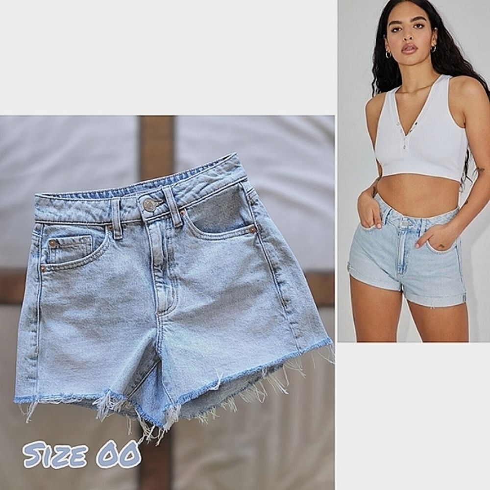 Garage Grace Blue Mom Short size 00